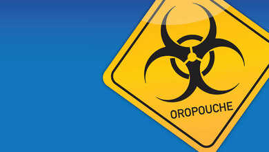 Warnschild zu Oropouche