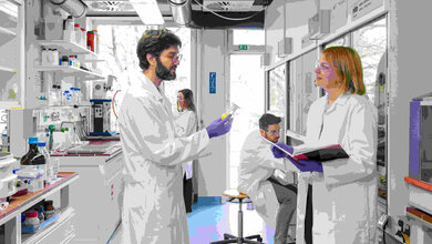 Dr. Guillaume Médard und Team