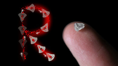 Miniaturroboter mit eingebautem SMOL-Tracker