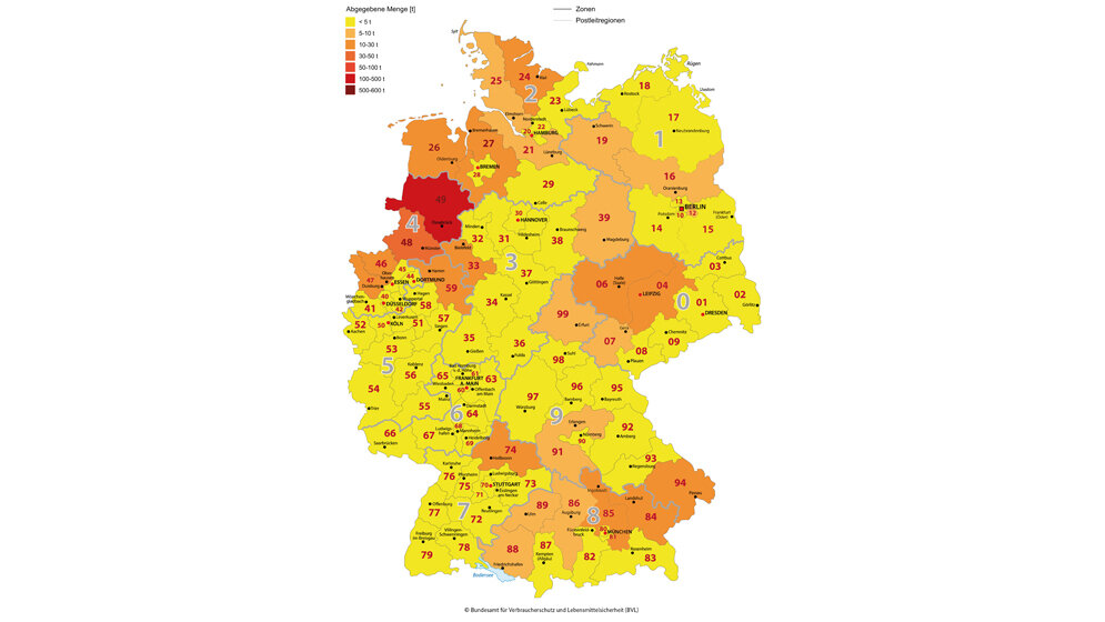 Regionale Zuordnung 