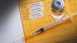 What is a booster vaccination?