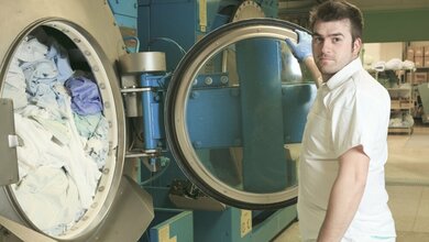 Industrielle Waschmaschine