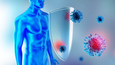 Symbolbild für den Schutz durch das immunsystem