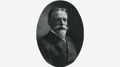 Porträt des Kinderarztes und Bakteriologen Theodor Escherich