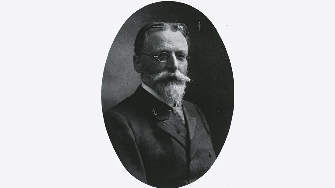 Porträt des Kinderarztes und Bakteriologen Theodor Escherich