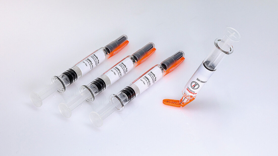 Nachhaltiger Nadelschutz Foto des Nadelschutzsystems Needle-Trap