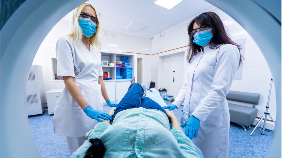 Szene aus der Radiologie