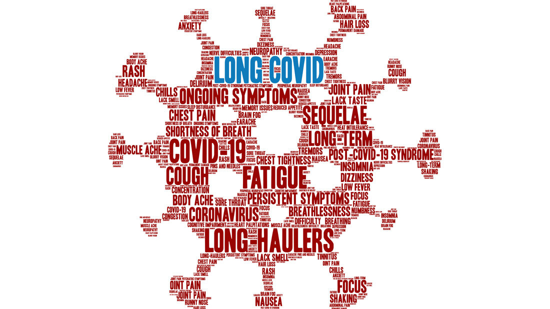 Wortwolke zum Thema Long COVID
