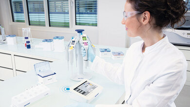 Eppendorf vernetzt Pipetten