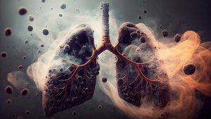 Titelbild des Fachbeitrags zu Gemeinsamkeiten und Unterschieden von COPD und Lungenemphysem