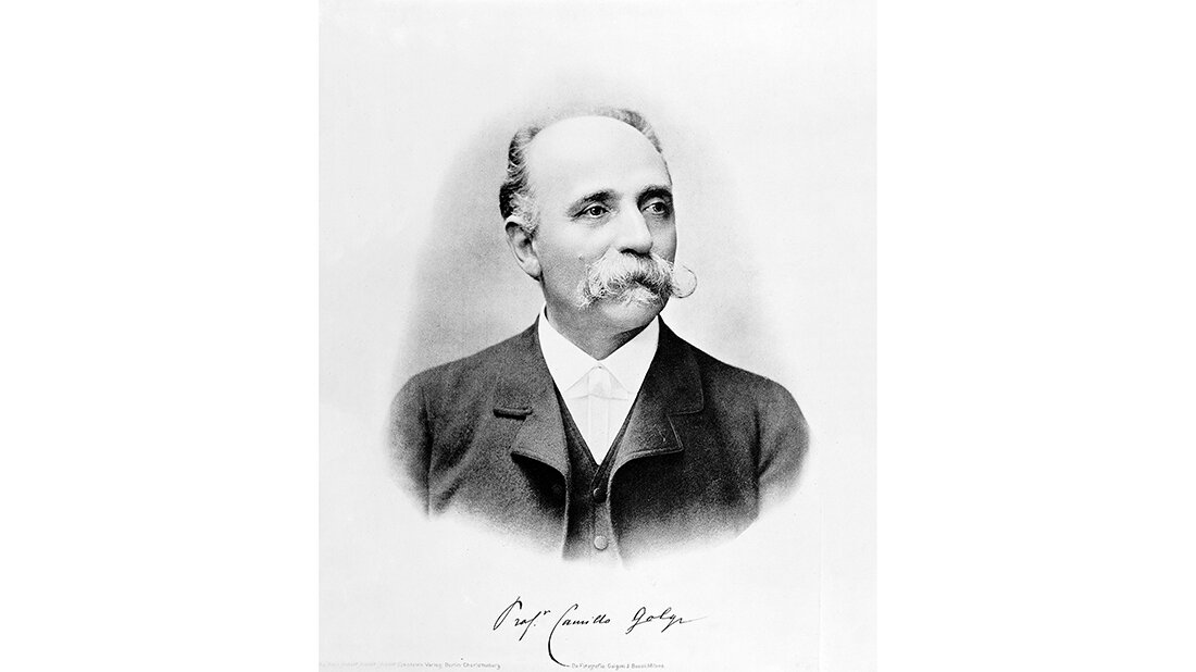 Der Mediziner und Histologe Camillo Golgi (1843–1926) Porträtfoto vob Camillo Golgi