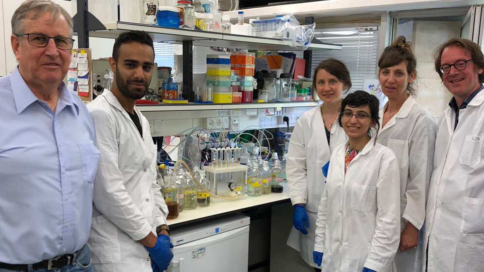 Das TREES-Team im Labor in Israel