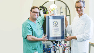 Rekord-Herz-Lungen-Maschine 