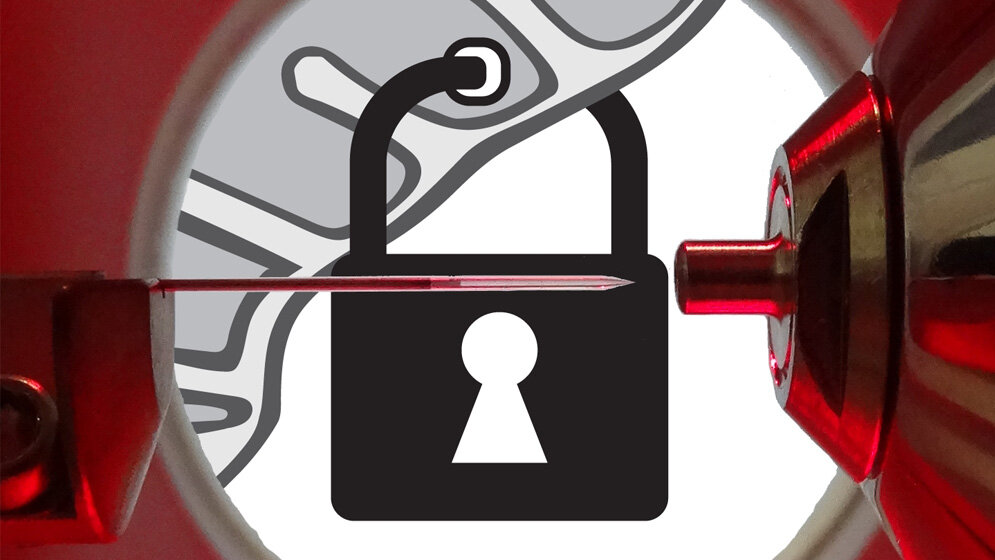 Vergrößerung einer Elektrospray-Kapillare