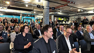 Blick in das Plenum des Digitalforums Gesundheit