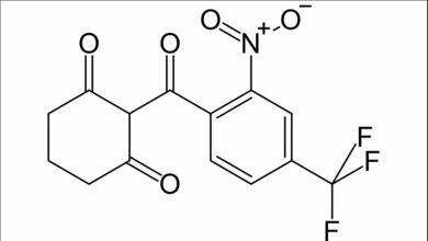 Strukturformel von Nitisinon