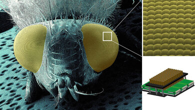 Das ComplexEye-Projekt überträgt das Prinzip von Insekten-Facettenaugen auf ein künstliches Mikroskop.