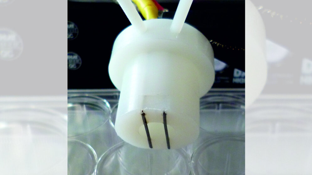 In-house built electrode configuration 