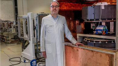 Dr. Aswin Hoffmann und sein Team am OncoRay