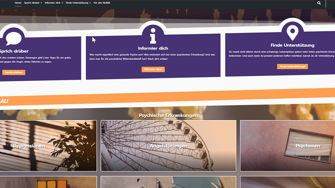 Niederschwellige Infos für Jugendliche über psychische Erkrankungen