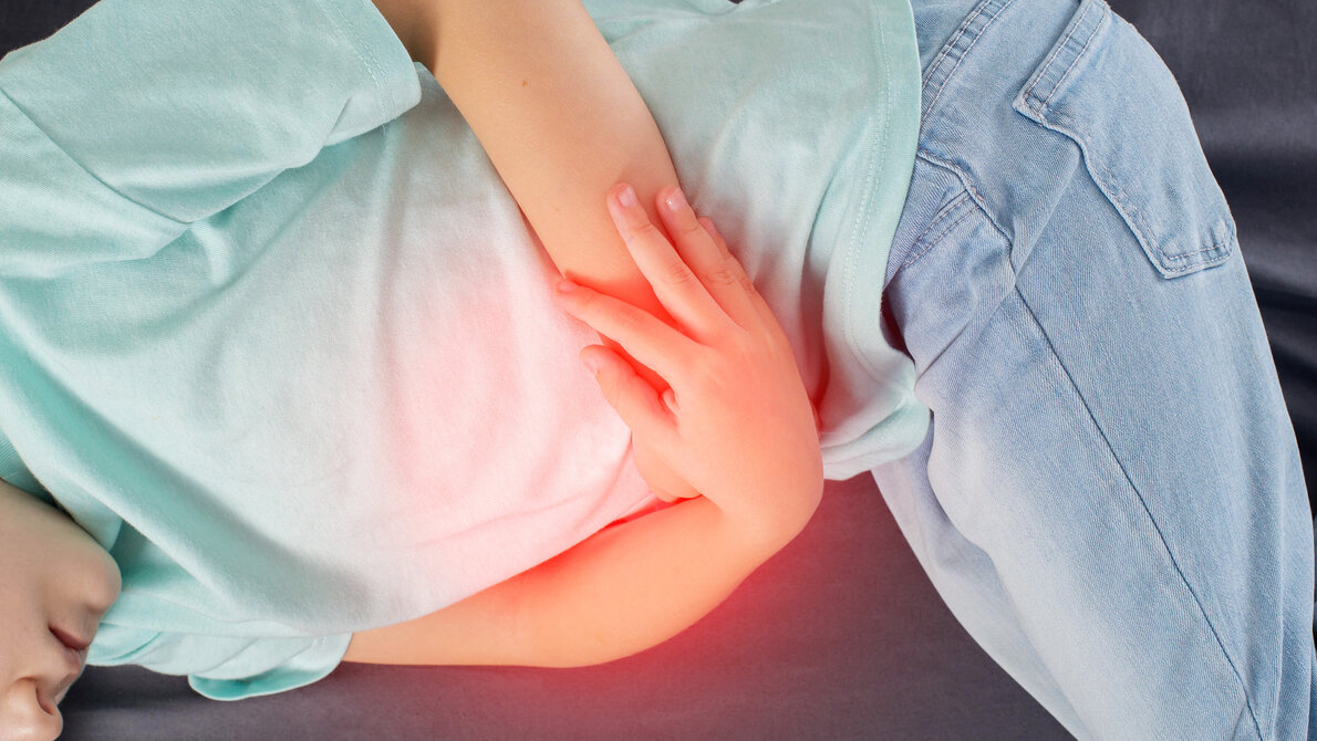 Kind mit Bauchproblemen