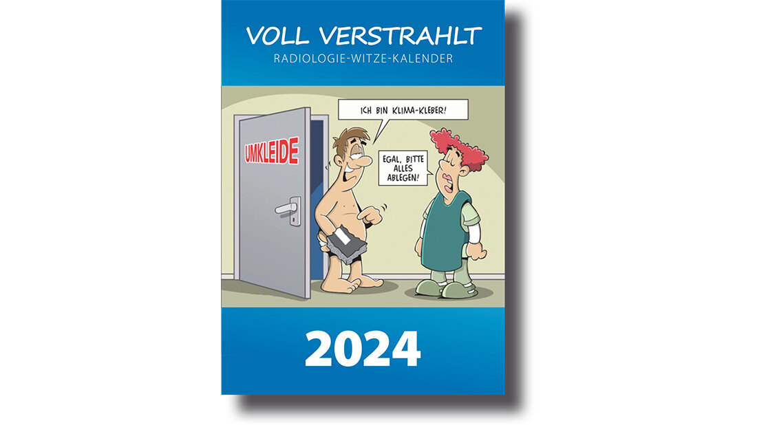 Rezension Radiologie-Witze-Kalender Cover des Rezension Radiologie-Witze-Kalenders