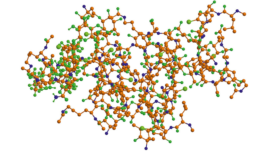 Molekülmodell von Vancomycin