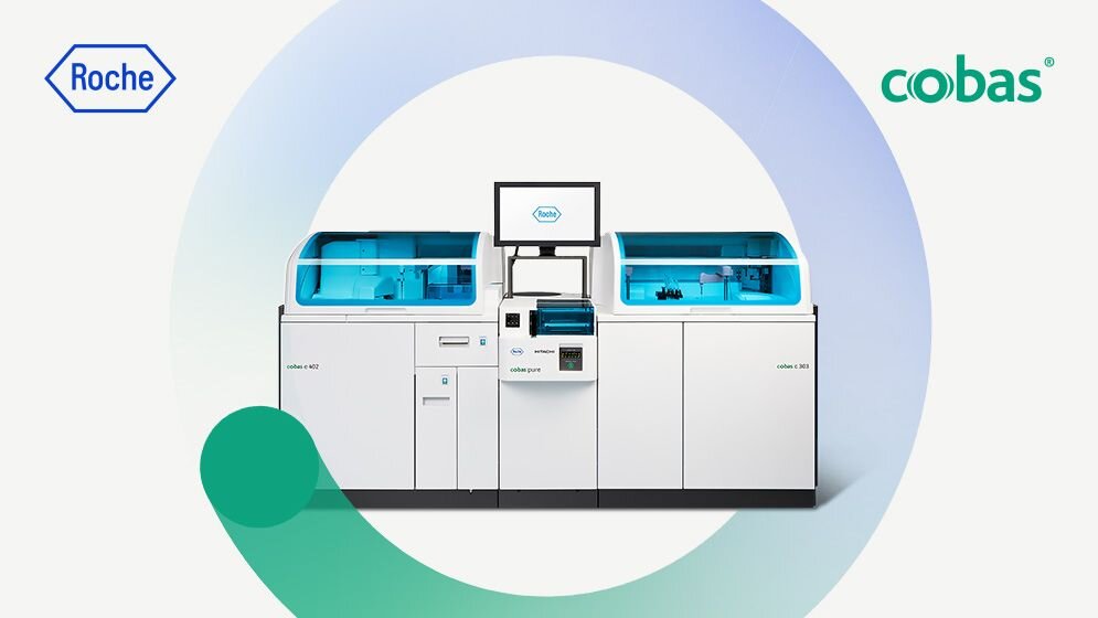 Werbung von Roche für cobas pure integrated solutions