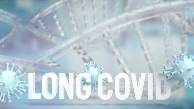 Schriftzug Long COVID