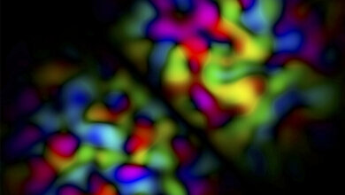 Darstellung von gestreutem Licht.