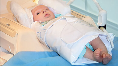 Aus der Industrie BabyFix Cocoon für MRT