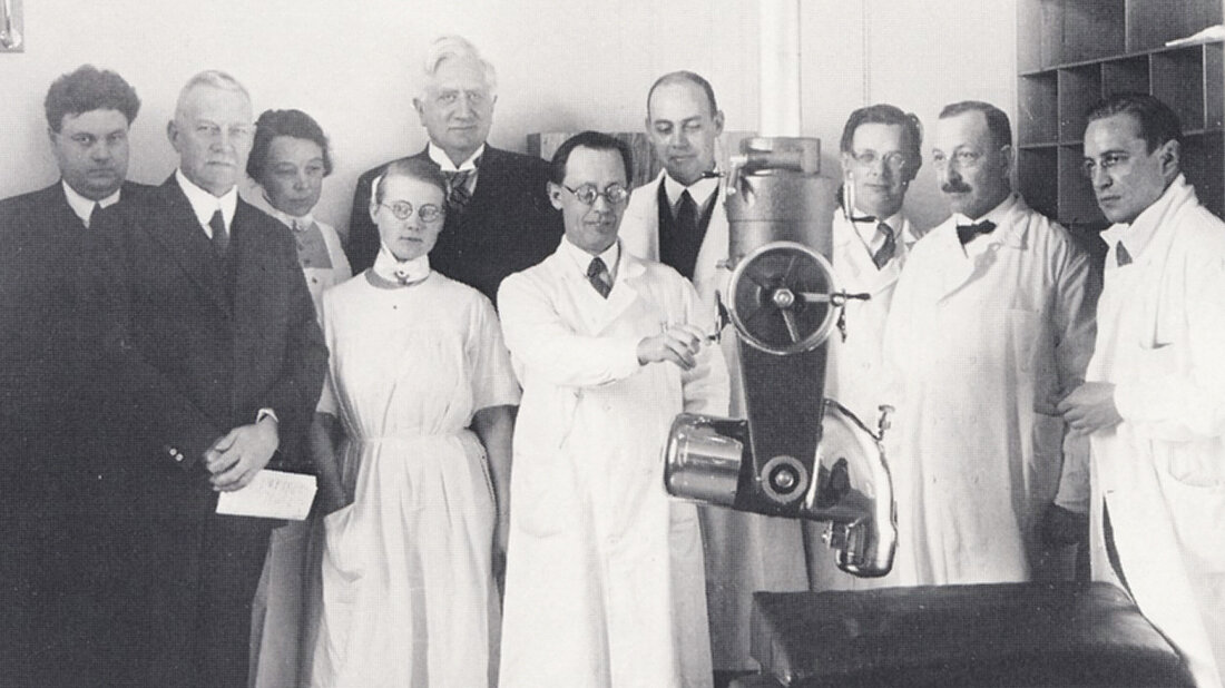 Titelbild zum Porträt des Physikers Rolf Maximilian Sievert