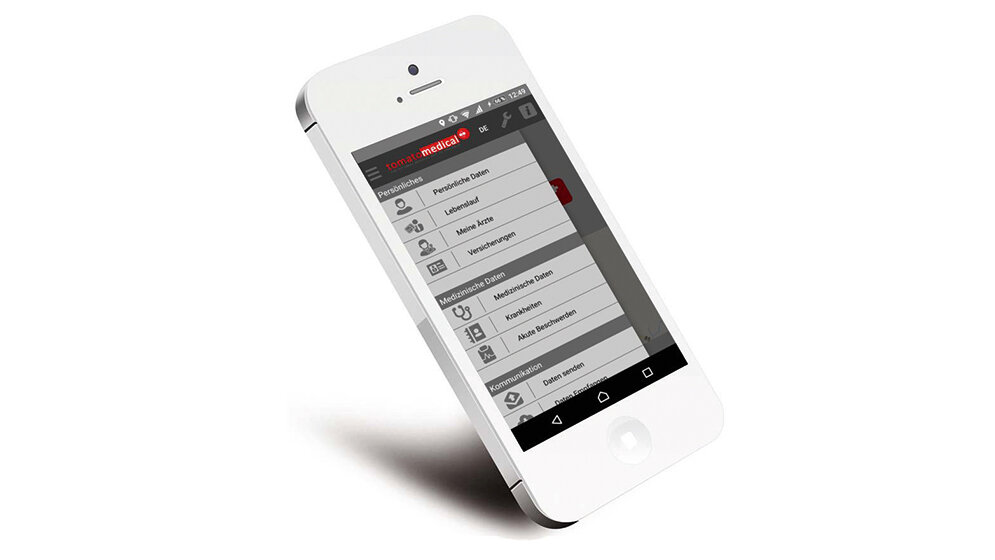 Notruf-App „tomatomedical“
