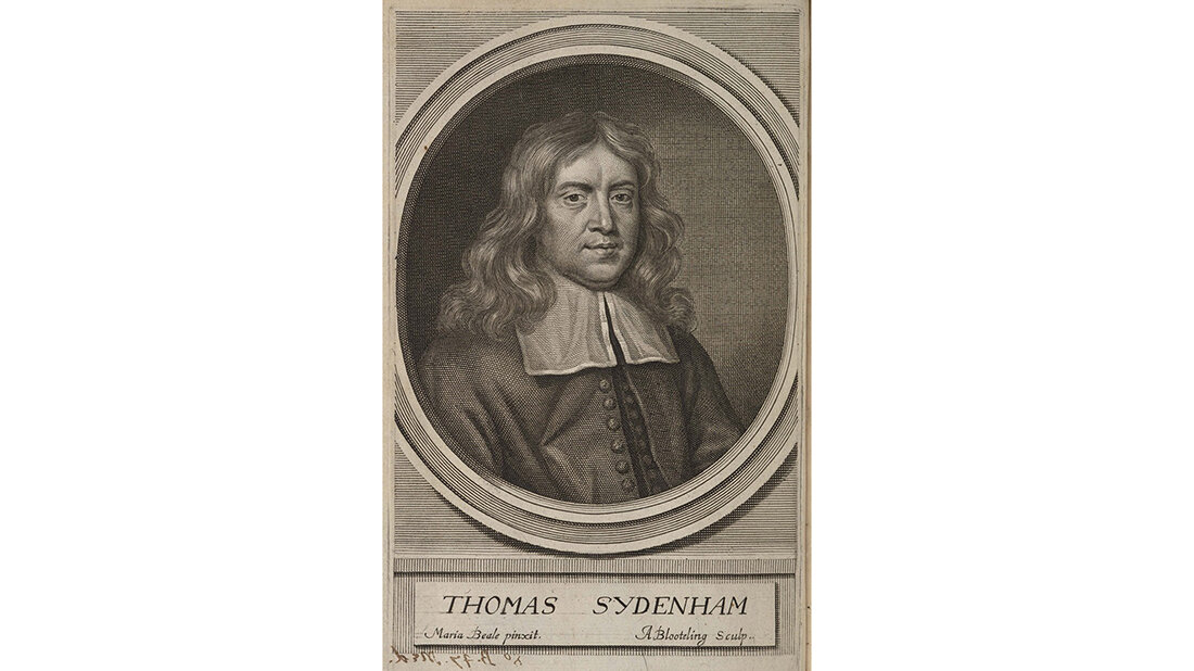 Der englische Arzt Thomas Sydenham (1624–1689) Porträt von Thomas Sydenham