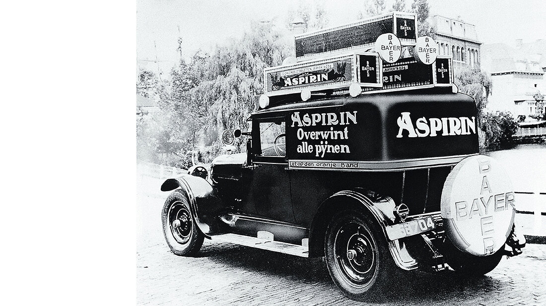 Titelbild zum historischen Rückblick auf die Entdeckung des Aspirins