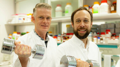 Professor Dr. Kai Wollert und Professor Dr. Tibor Kempf 