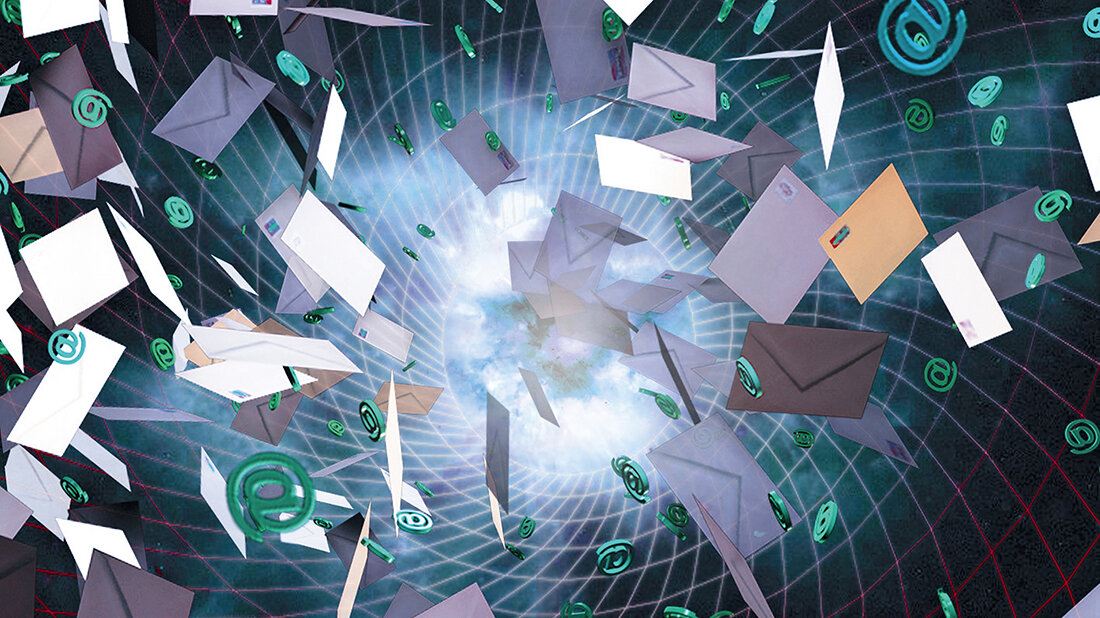 Titelbild zum Fachbeitrag aus der Reihe „Aus der Praxis für die Praxis“ zum Umgang mit der Datenflut