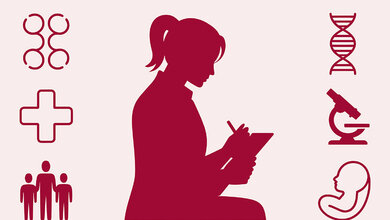 Collage mit Medizinsymbolen