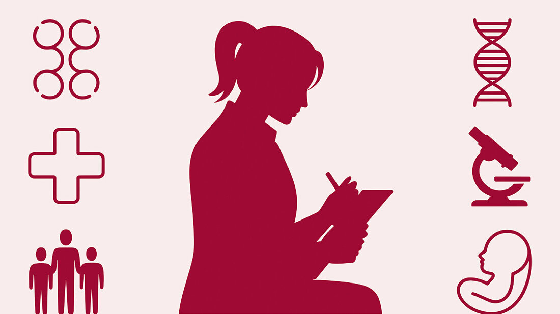 Collage mit Medizinsymbolen