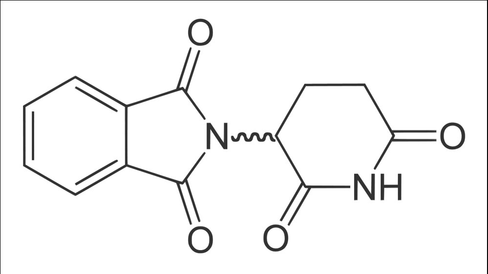 Strukturformel Thalidomid