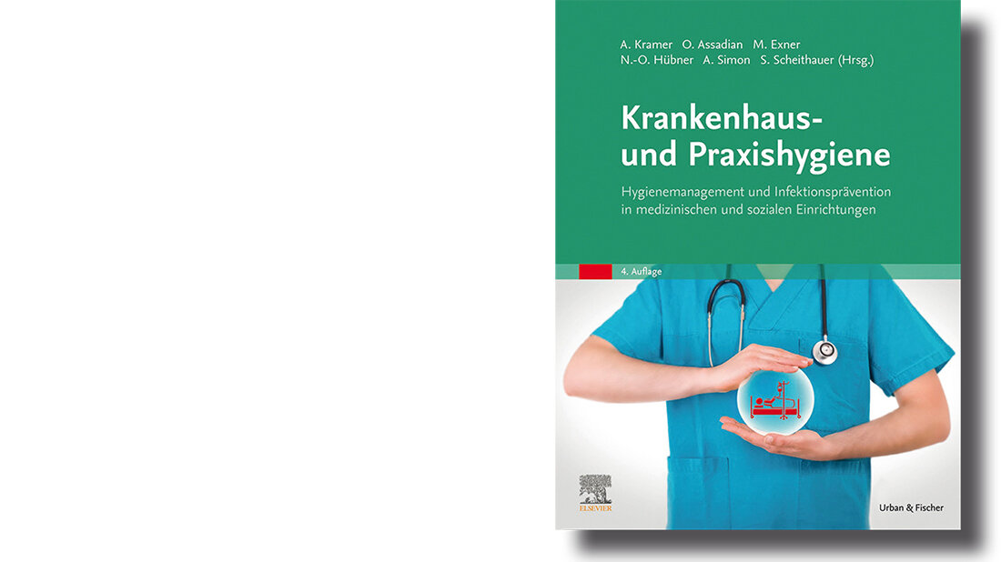 Cover des Buchs „Krankenhaus- und Praxishygiene: Hygienemanagement und Infektionsprävention in medizinischen und sozialen Einrichtungen“