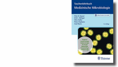 Abbildung zur Buchbesprechung des „Taschenlehrbuchs Medizinische Mikrobiologie“