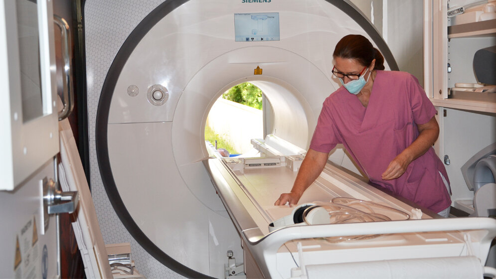 MTRA Katja Winkler aus der Radiologie 