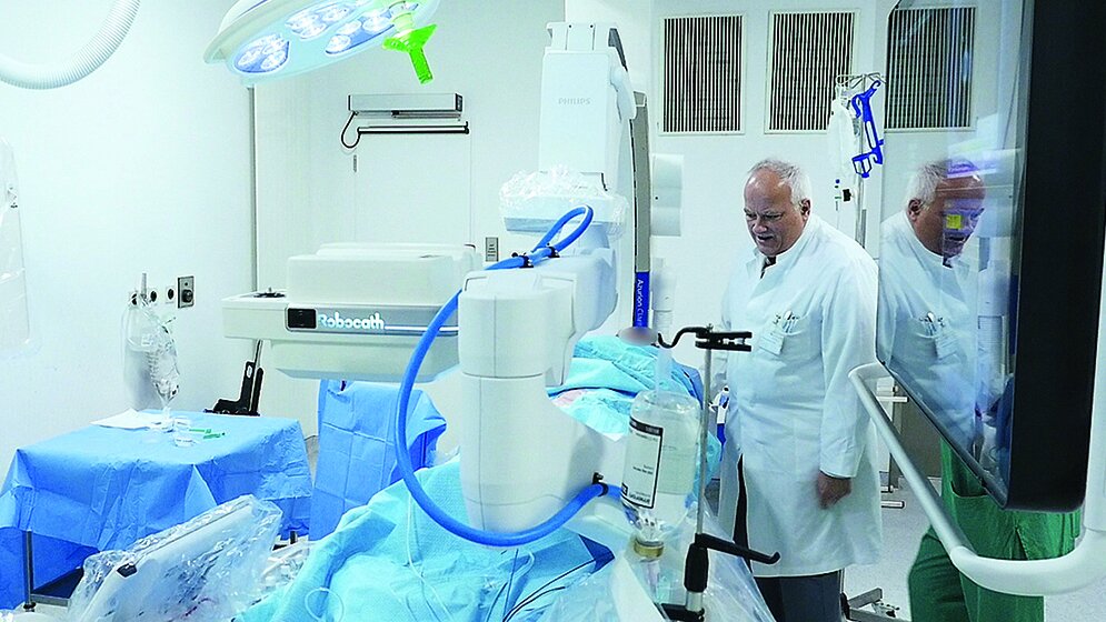 Robotergestützte koronare Angioplastien mit R-One™