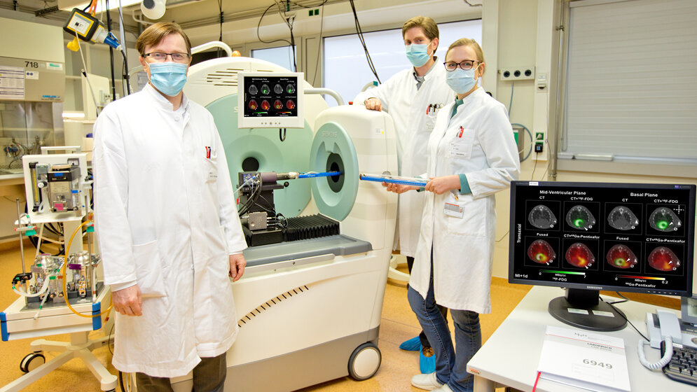 Professor Dr. Frank Bengel, James Thackeray und Annika Heß