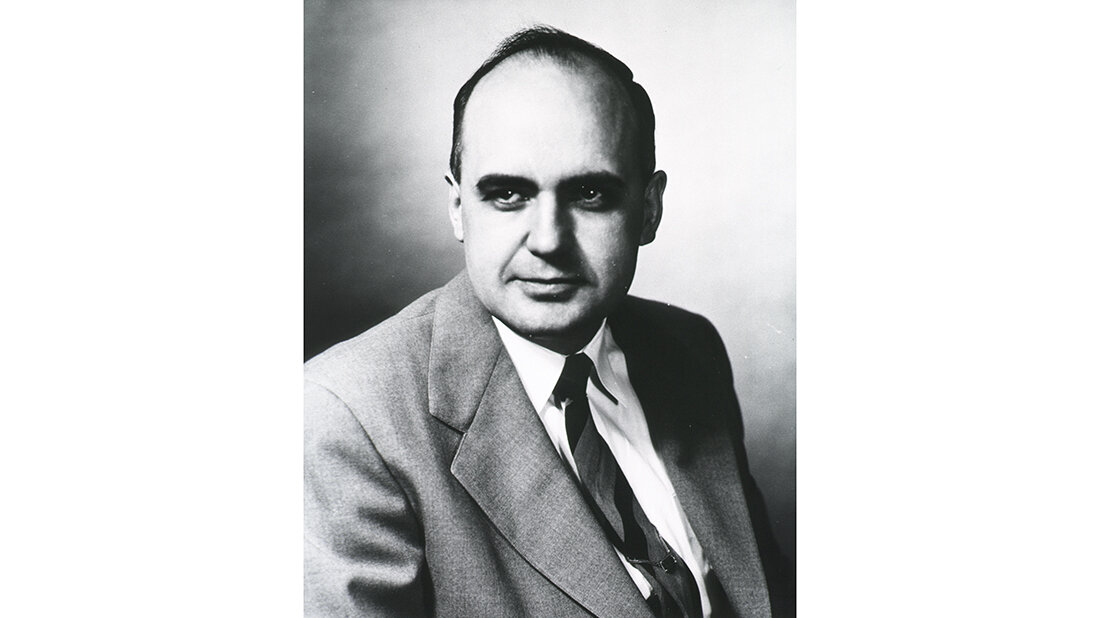 Porträtfoto von Maurice R. Hilleman, 1958