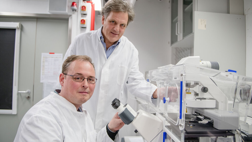 Frederik Großerüschkamp und Klaus Gerwert