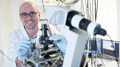 Doktorand Matthias Reisser 