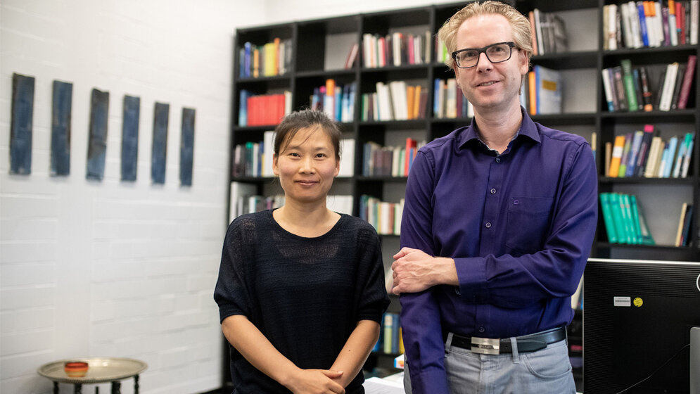 Hui Zhang und Nikolai Axmacher