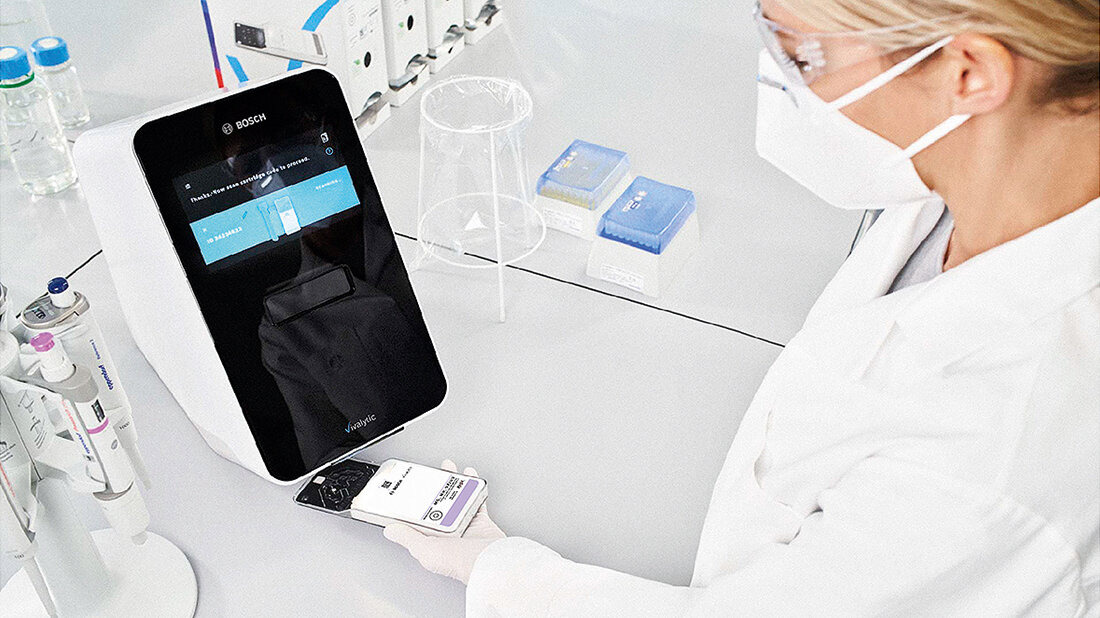 Produktfoto PCR-Schnelltest Vivalytic MG, MH, UP/UU von Bosch Healthcare Solutions und BioGX